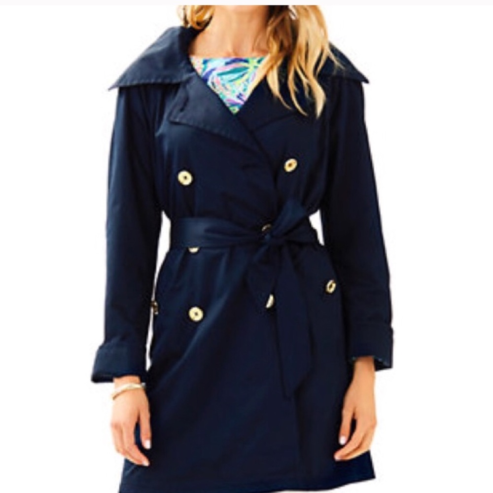 BRAND NEW Lilly Pulitzer Trench Coat